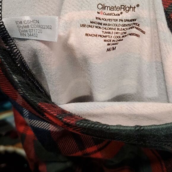 Climate Right by CuddlDuds fleece plaid base layer leggings - Picture 8 of 8